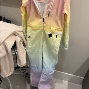 Colorful Gradient Ski Suit